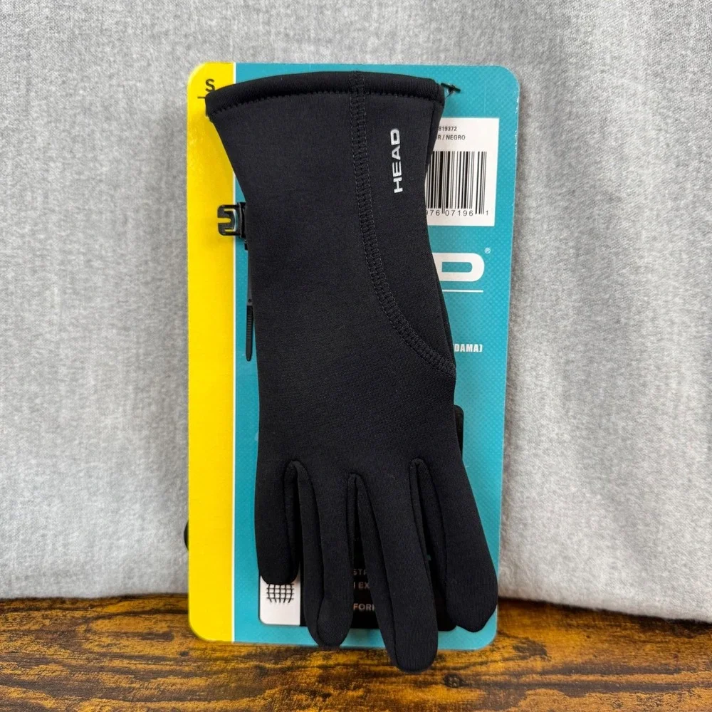 Head Gloves Womens  Size Small Black Winter Thermal Stretch Touchscreen NWT